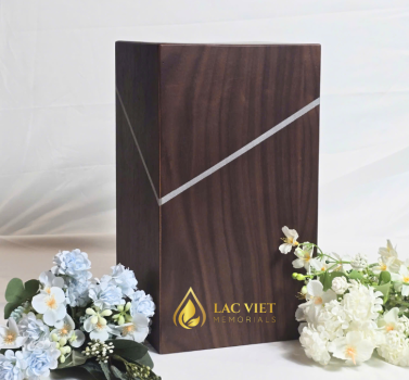 Handcrafted Solid Wood Cremation Urn for Adult from Vietnam