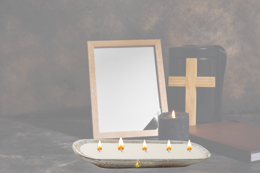 Long Wooden Dough Bowl Candle