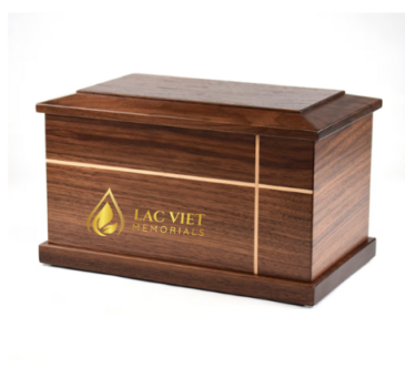 Rectangle Wooden Urn