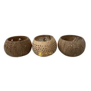 Eco-Friendly Coconut Candle Holder