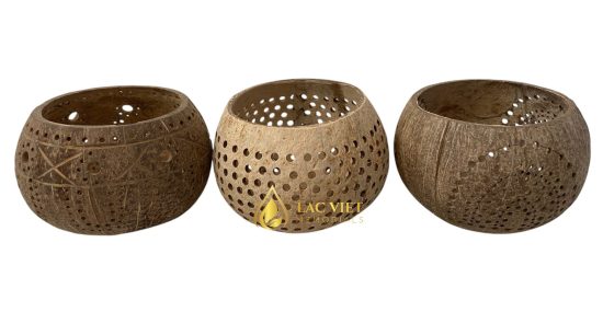 Eco-Friendly Coconut Candle Holder